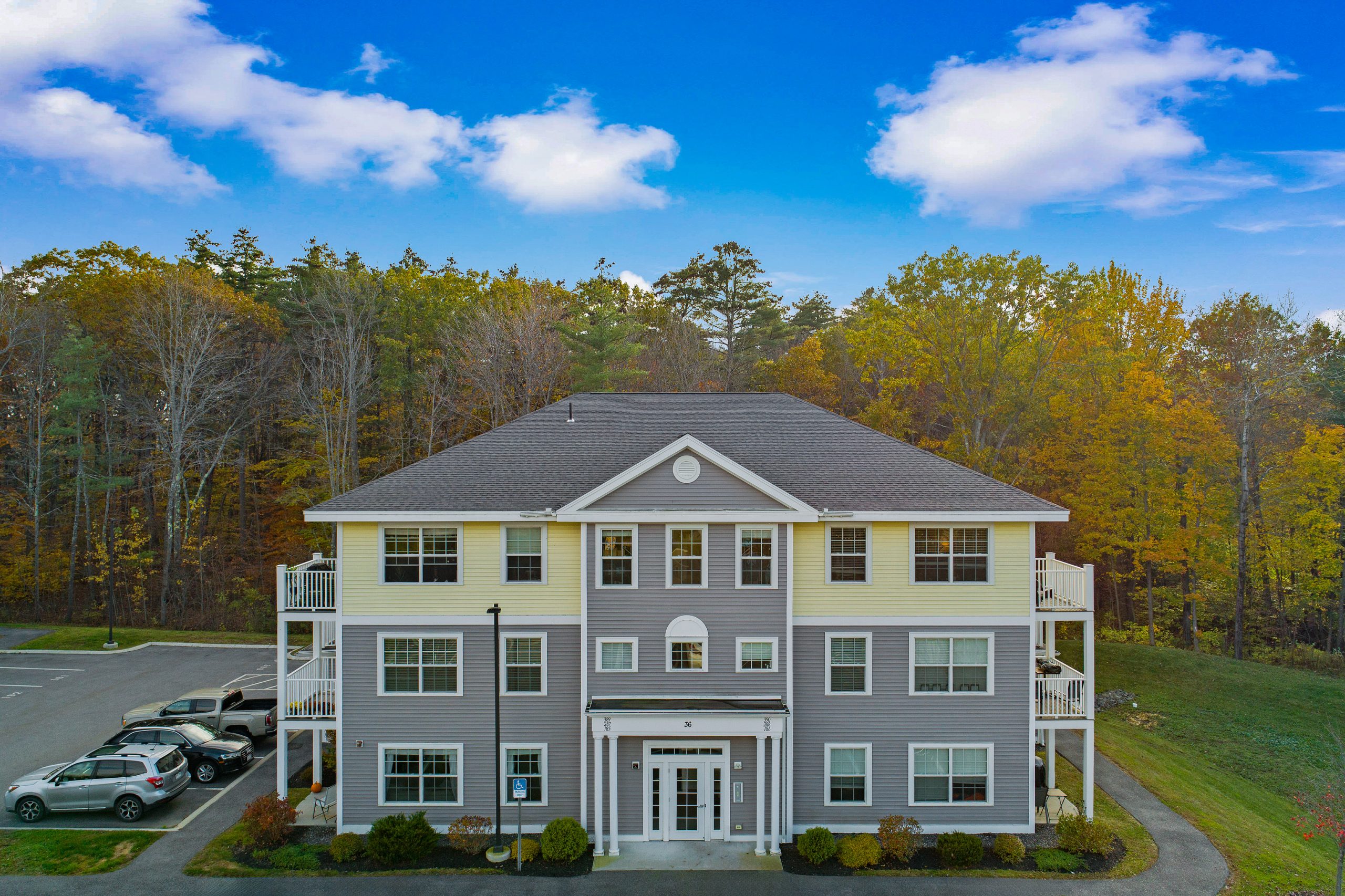 Autumn Woods The Apartments at Blue Spruce Farm